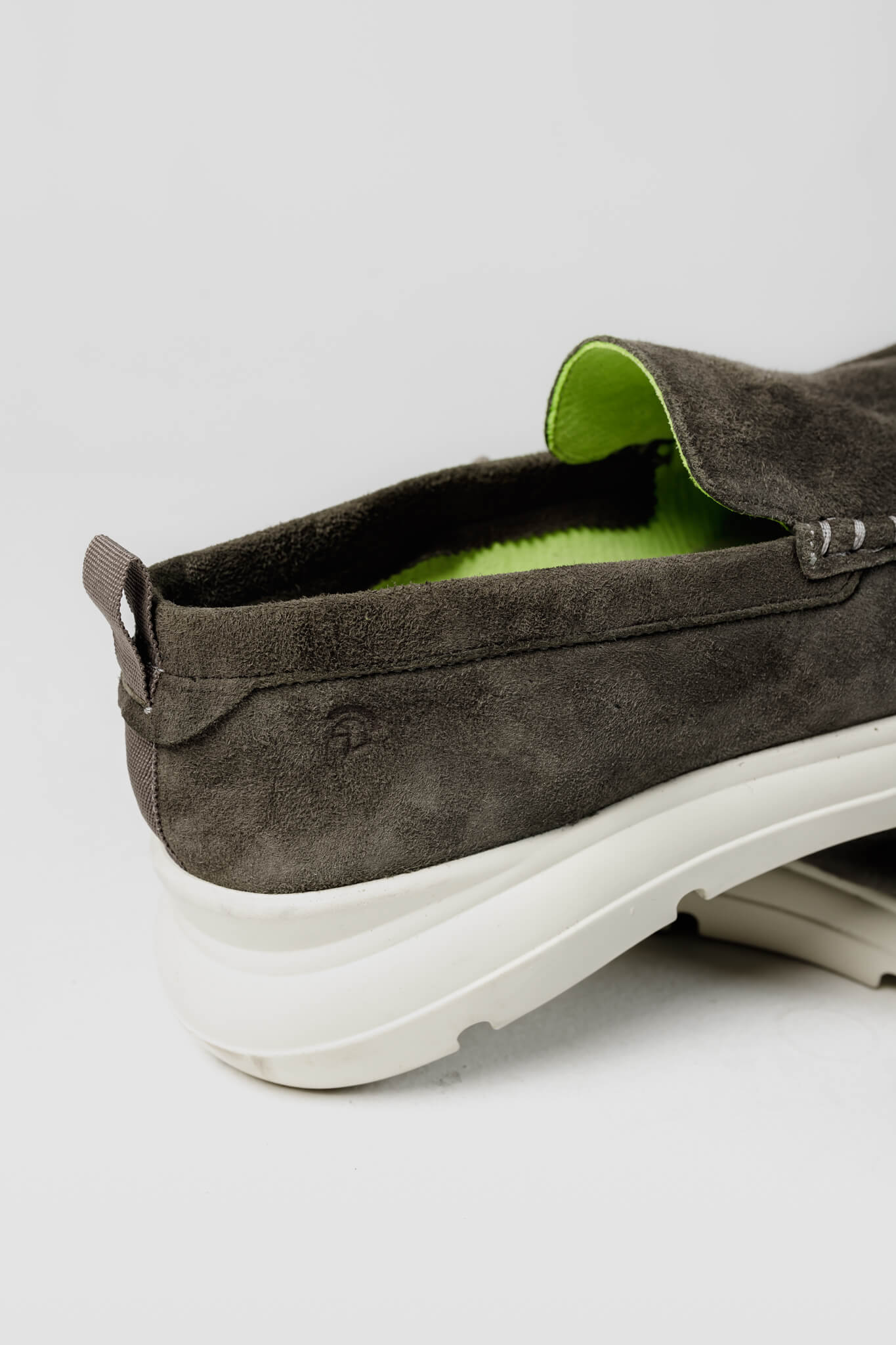 Sapato Legacy Mocassim Ultra Comfort Camurça Verde Musgo
